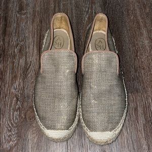 EUC Ash Italia XEM Gold Espadrille size 37